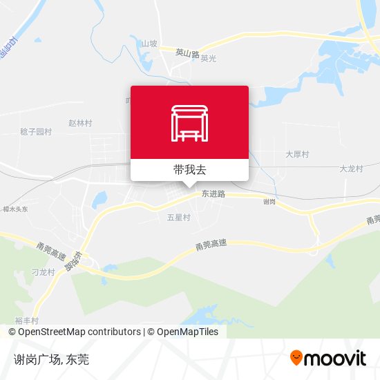谢岗广场地图