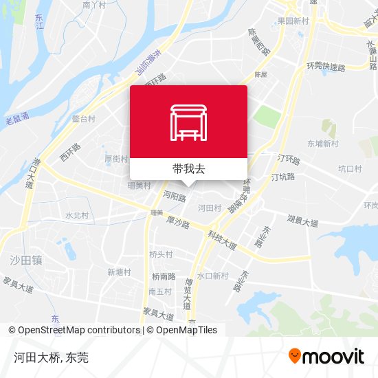 河田大桥地图