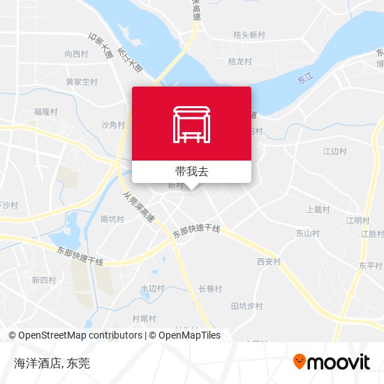 海洋酒店地图