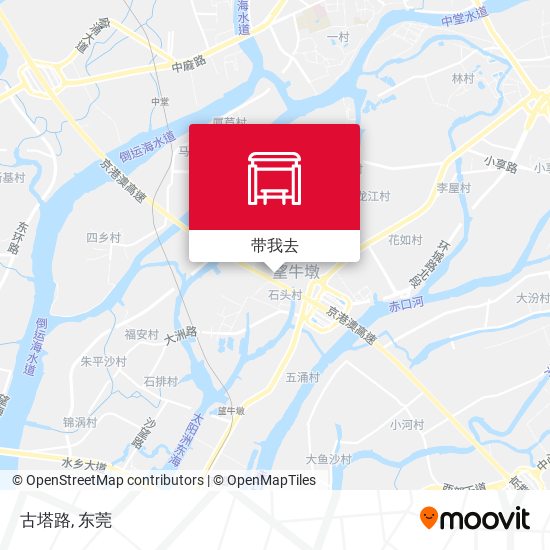 古塔路地图