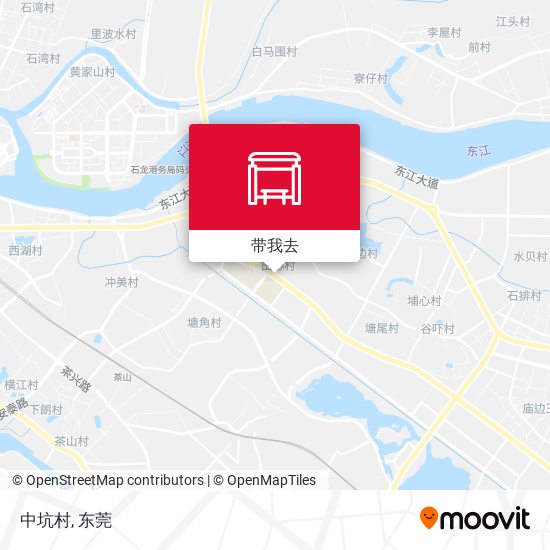 中坑村地图