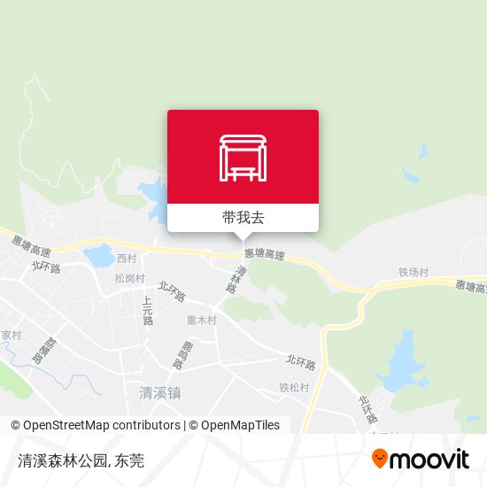 清溪森林公园地图