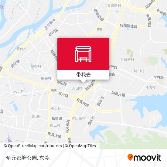 角元都塘公园地图