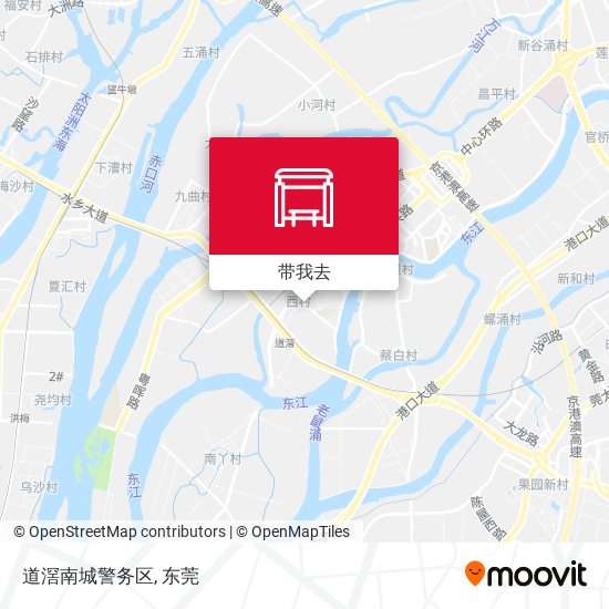道滘南城警务区地图