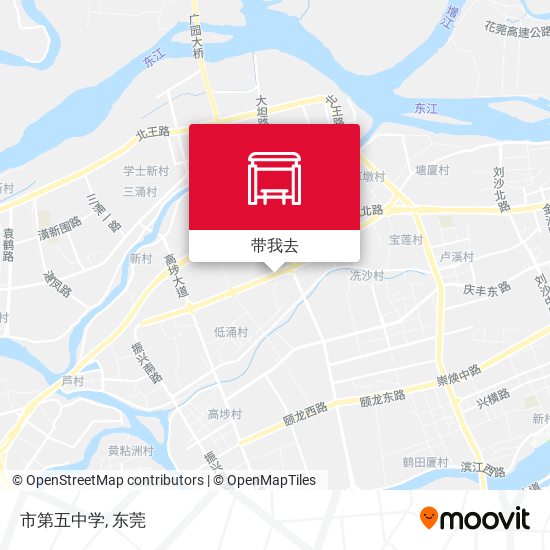 市第五中学地图
