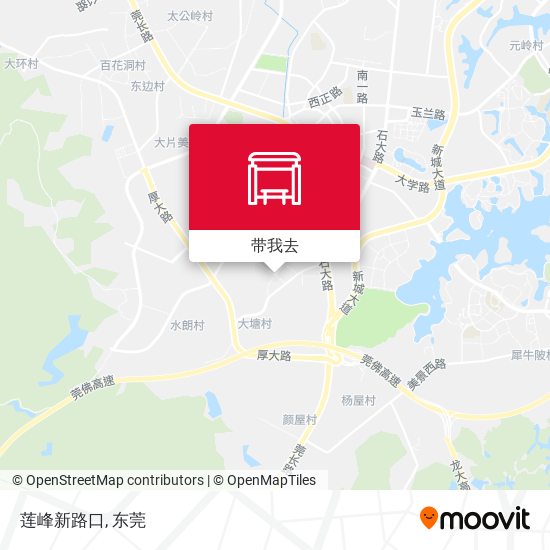莲峰新路口地图