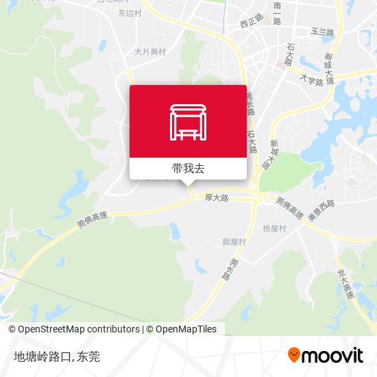 地塘岭路口地图