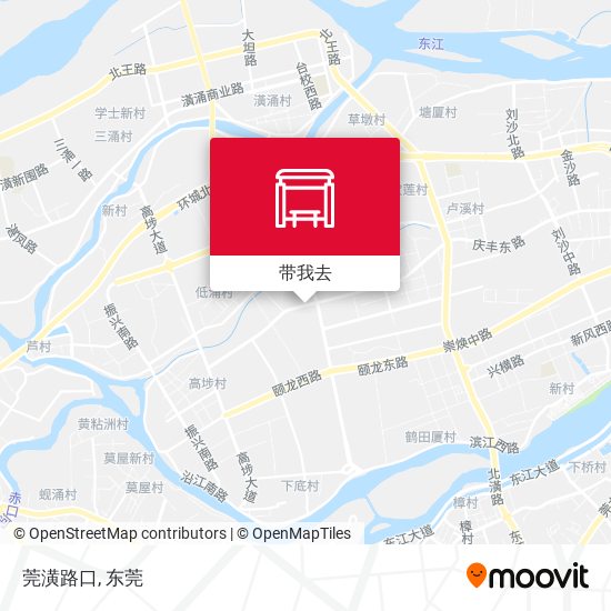 莞潢路口地图