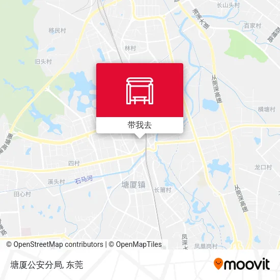塘厦公安分局地图