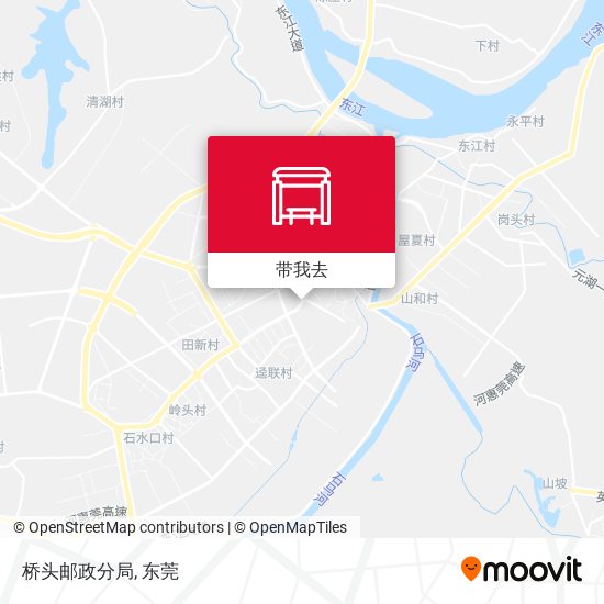 桥头邮政分局地图