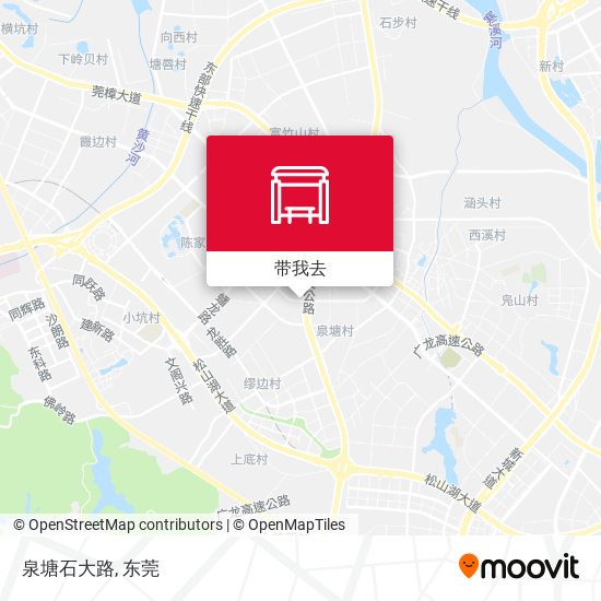泉塘石大路地图
