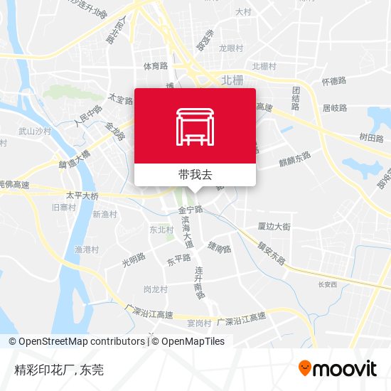 精彩印花厂地图