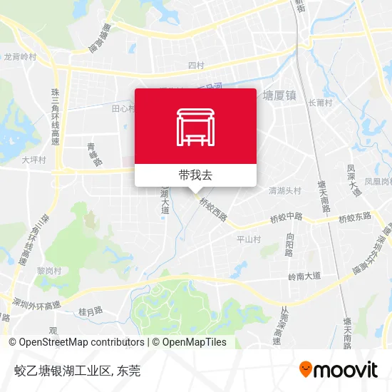 蛟乙塘银湖工业区地图