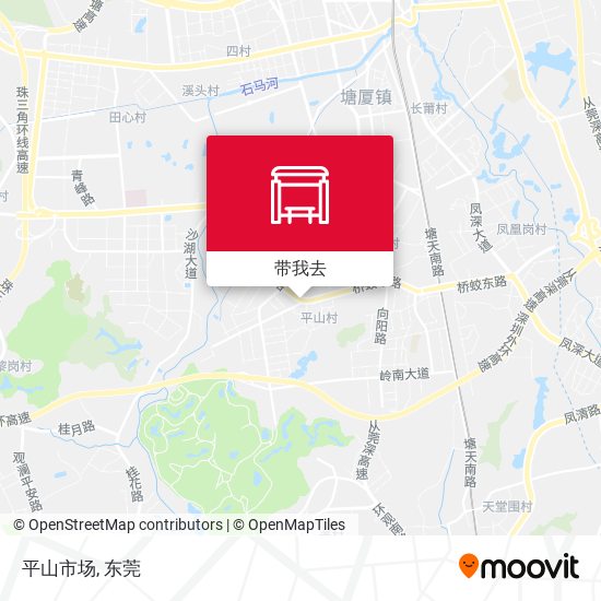 平山市场地图