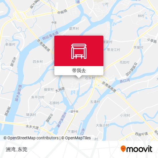 洲湾地图