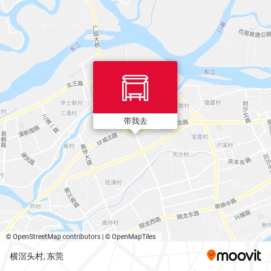 横滘头村地图