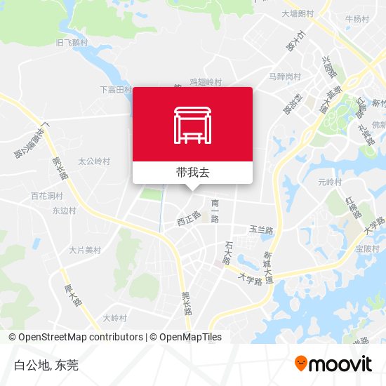 白公地地图