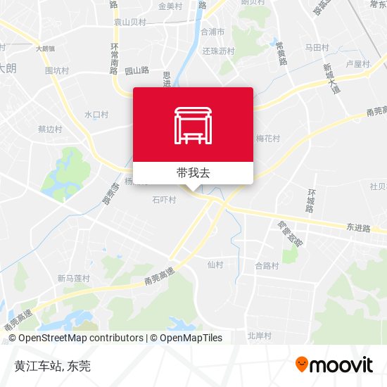 黄江车站地图