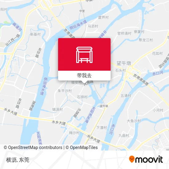 横沥地图