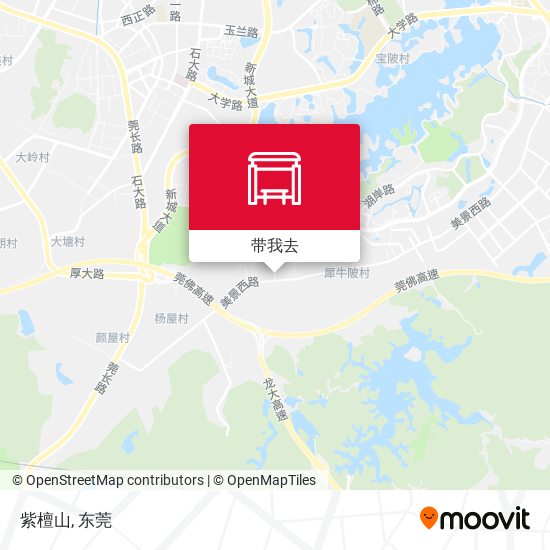 紫檀山地图