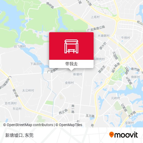 新塘墟口地图