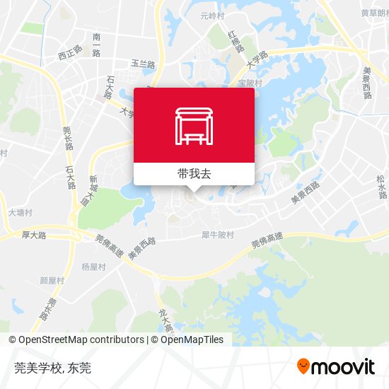 莞美学校地图
