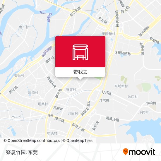 寮厦竹园地图