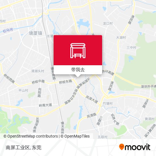南屏工业区地图
