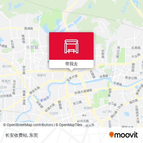 长安收费站地图