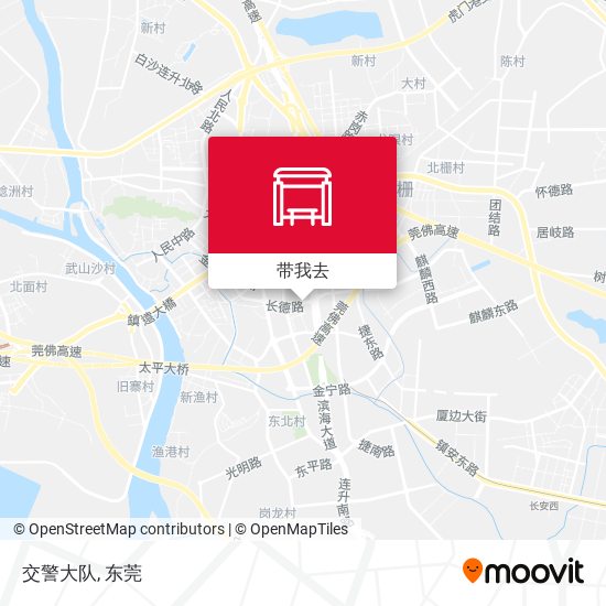 交警大队地图
