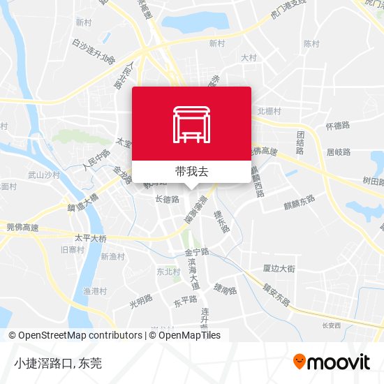 小捷滘路口地图