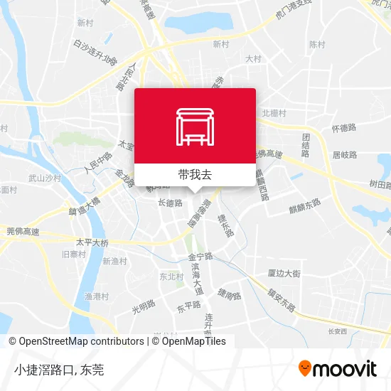 小捷滘路口地图