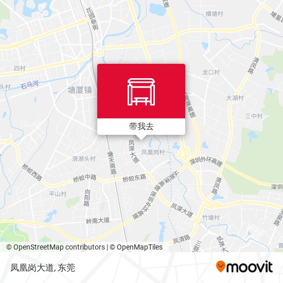 凤凰岗大道地图