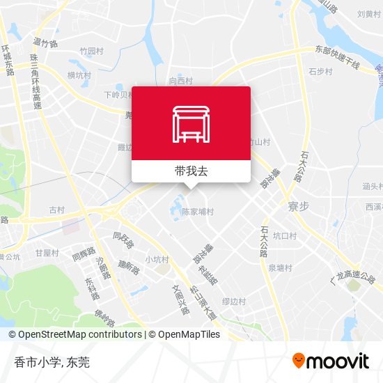 香市小学地图