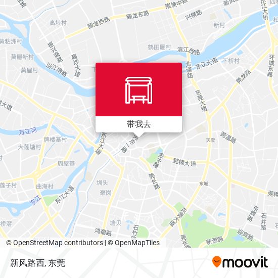 新风路西地图