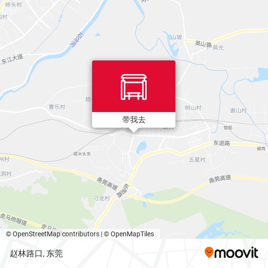 赵林路口地图
