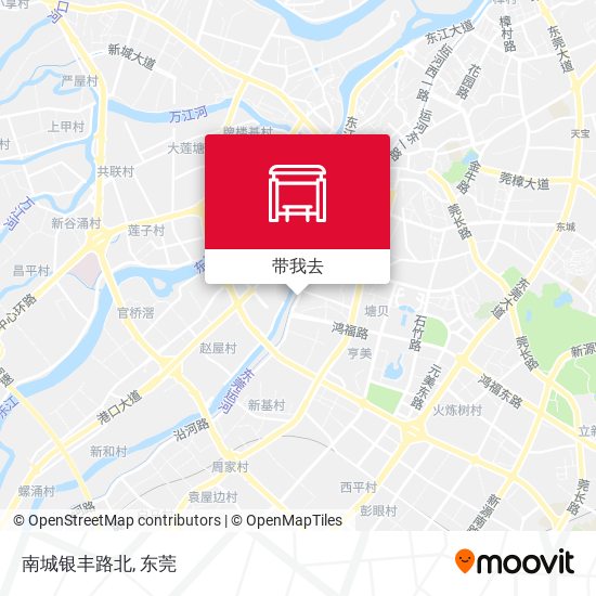 南城银丰路北地图