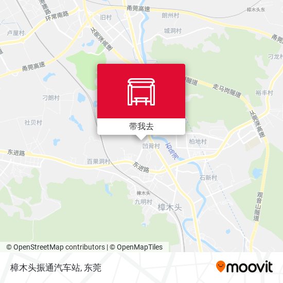樟木头振通汽车站地图