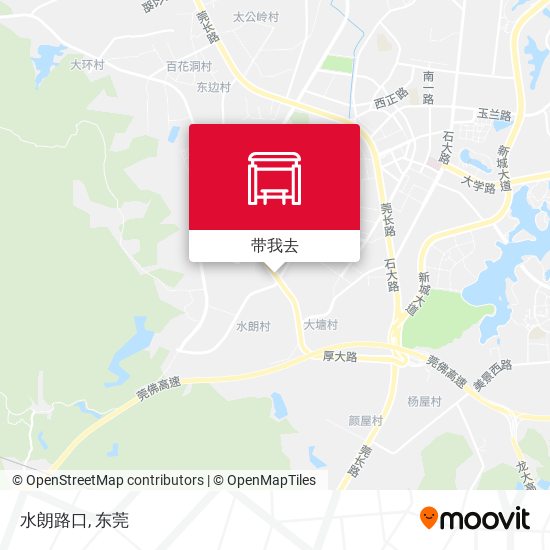 水朗路口地图