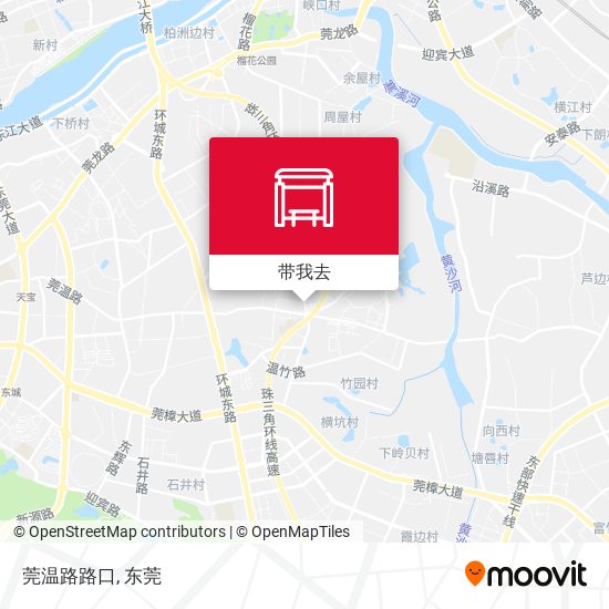 莞温路路口地图