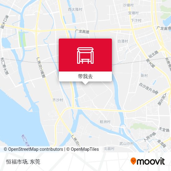 恒福市场地图