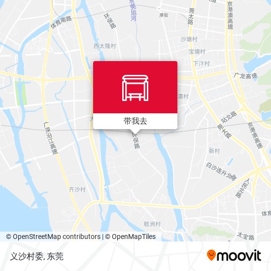 义沙村委地图