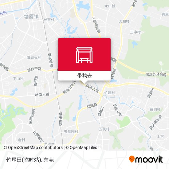 竹尾田(临时站)地图