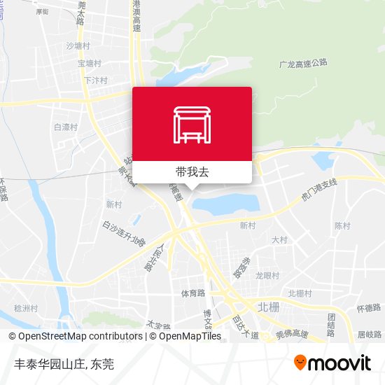 丰泰华园山庄地图