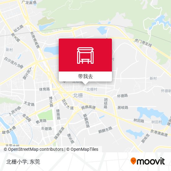 北栅小学地图