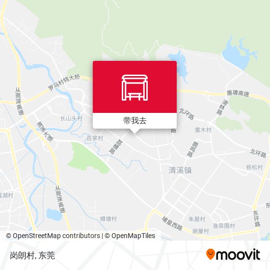 岗朗村地图