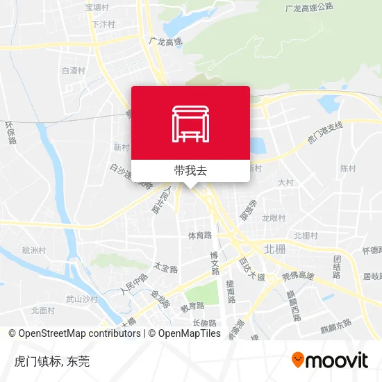 虎门镇标地图