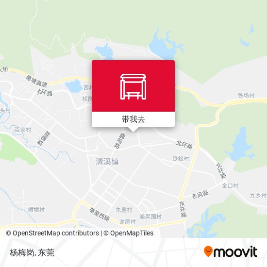 杨梅岗地图