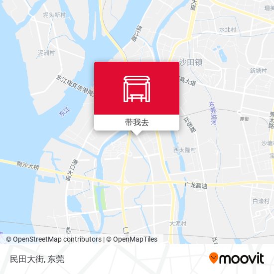 民田大街地图