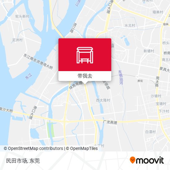 民田市场地图